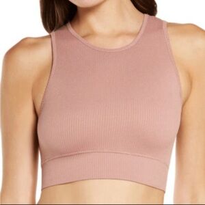 SKIMS Stretch Rib Bralette Rose Pink